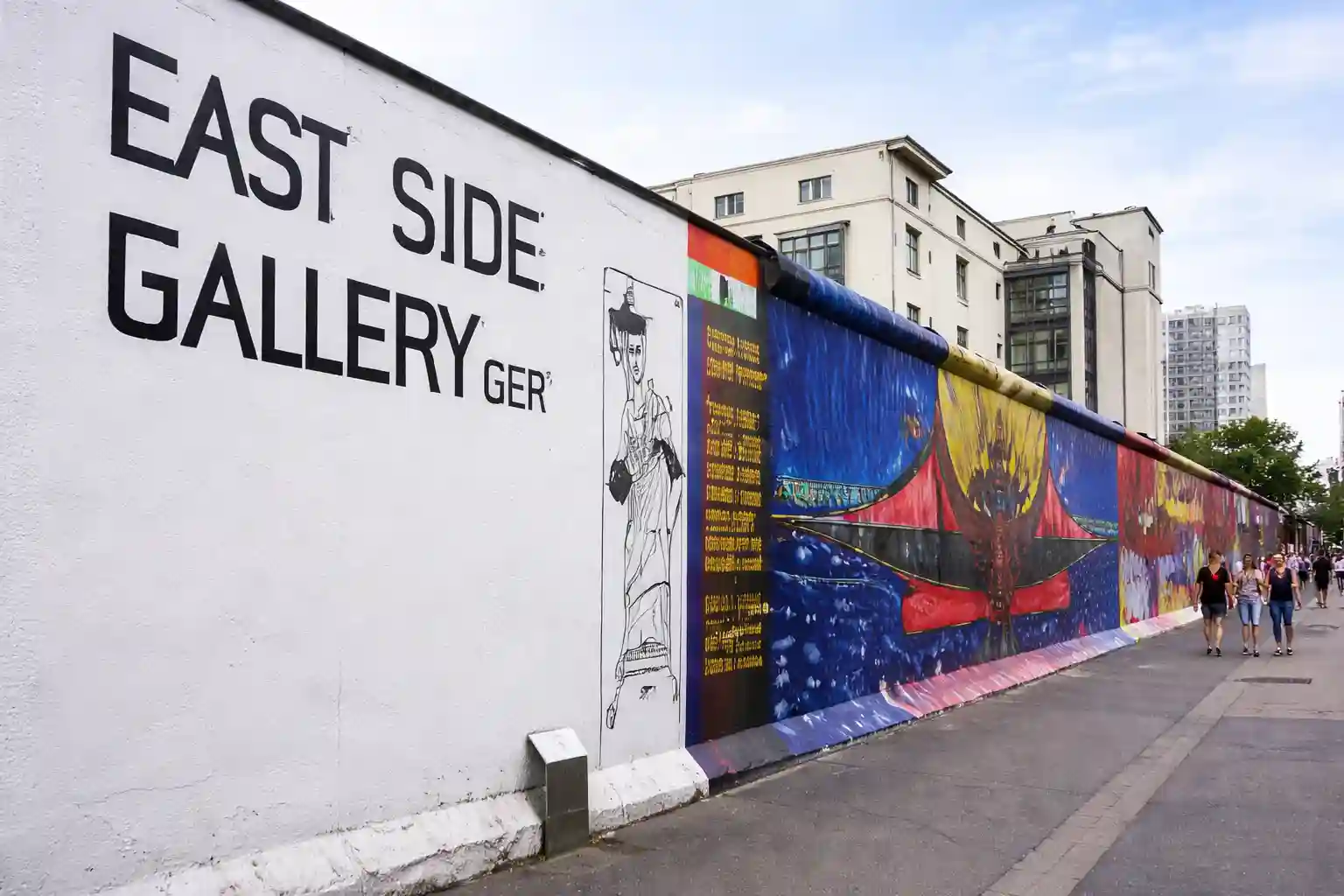 East Side Gallery Berlin Wall art
