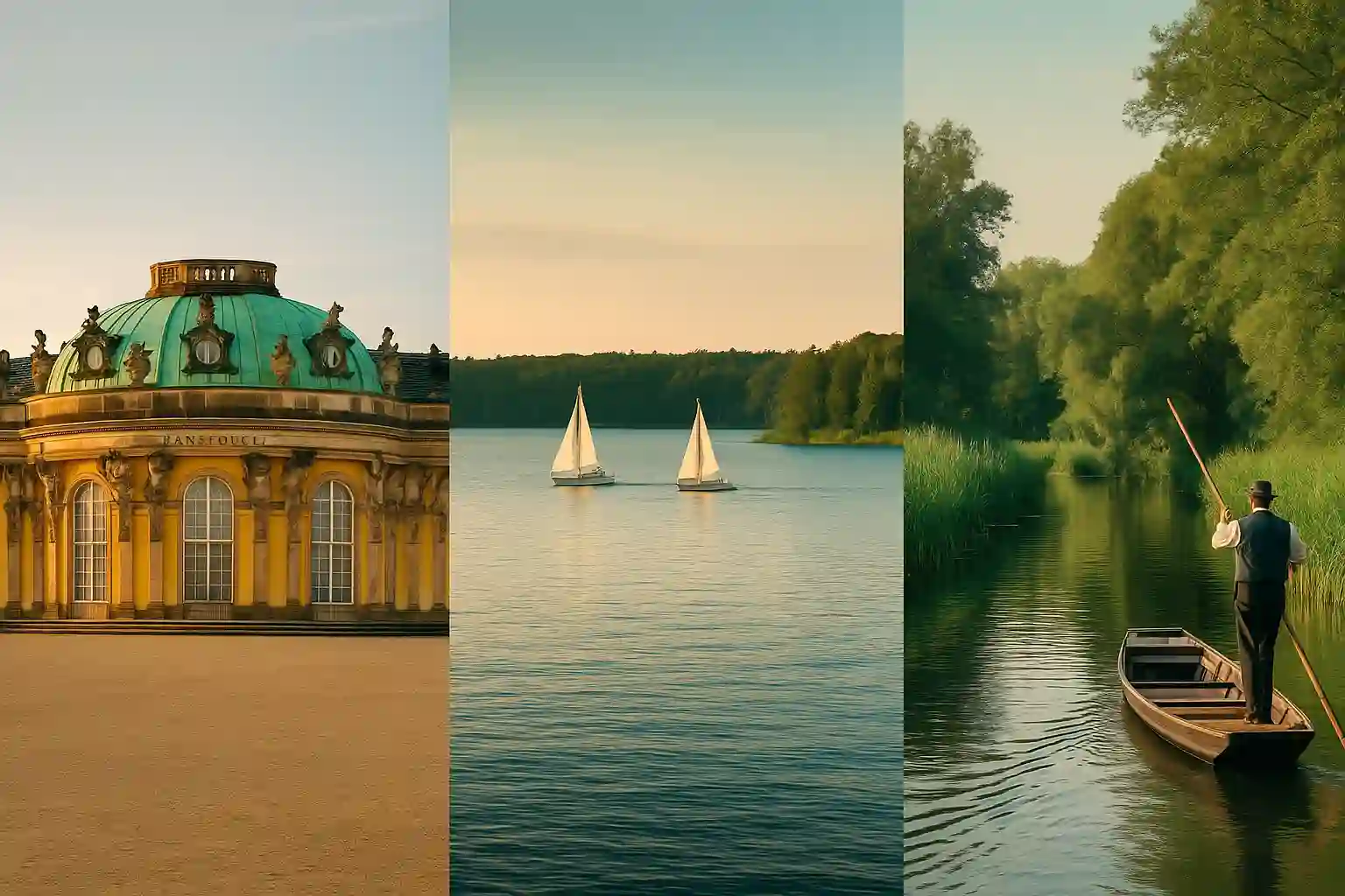 Top Berlin Day Trips – Potsdam, Lakes, Spreewald Top Berlin day trips: Potsdam & Sanssouci, Wannsee and lakes, Spreewald canals