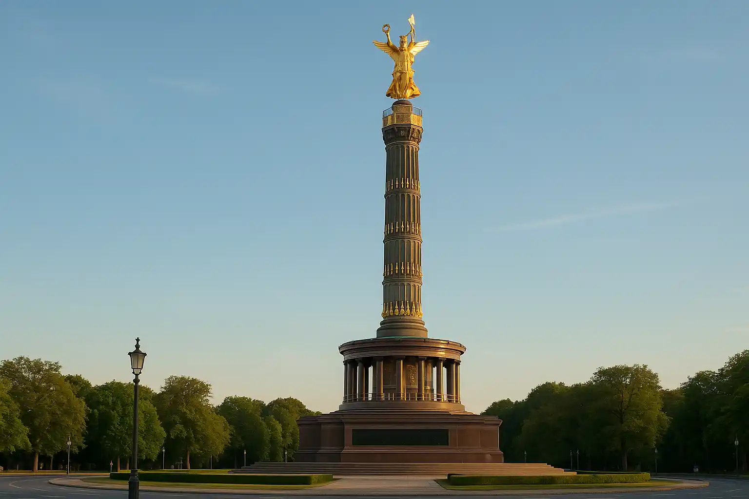 Berlin Victory Column (Siegessäule) – viewpoint over Tiergarten